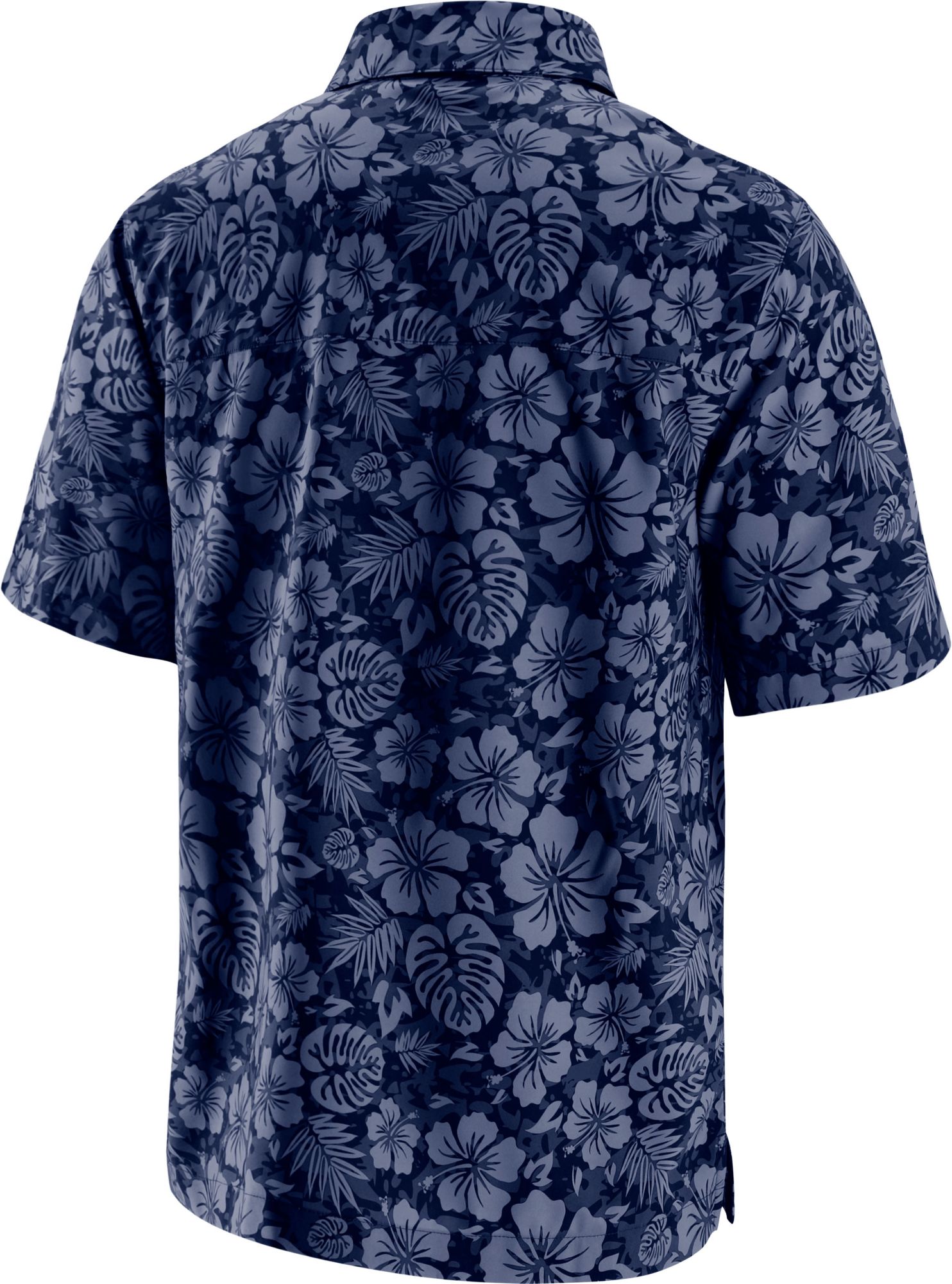 NCAA Men's Notre Dame Fighting Irish Floral Camp Short Sleeve Button-Down Shirt product image