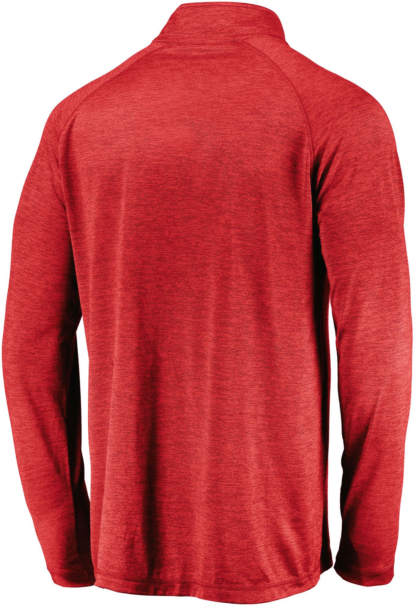 NCAA Men's Wisconsin Badgers Red Quarter-Zip Pullover Shirt product image