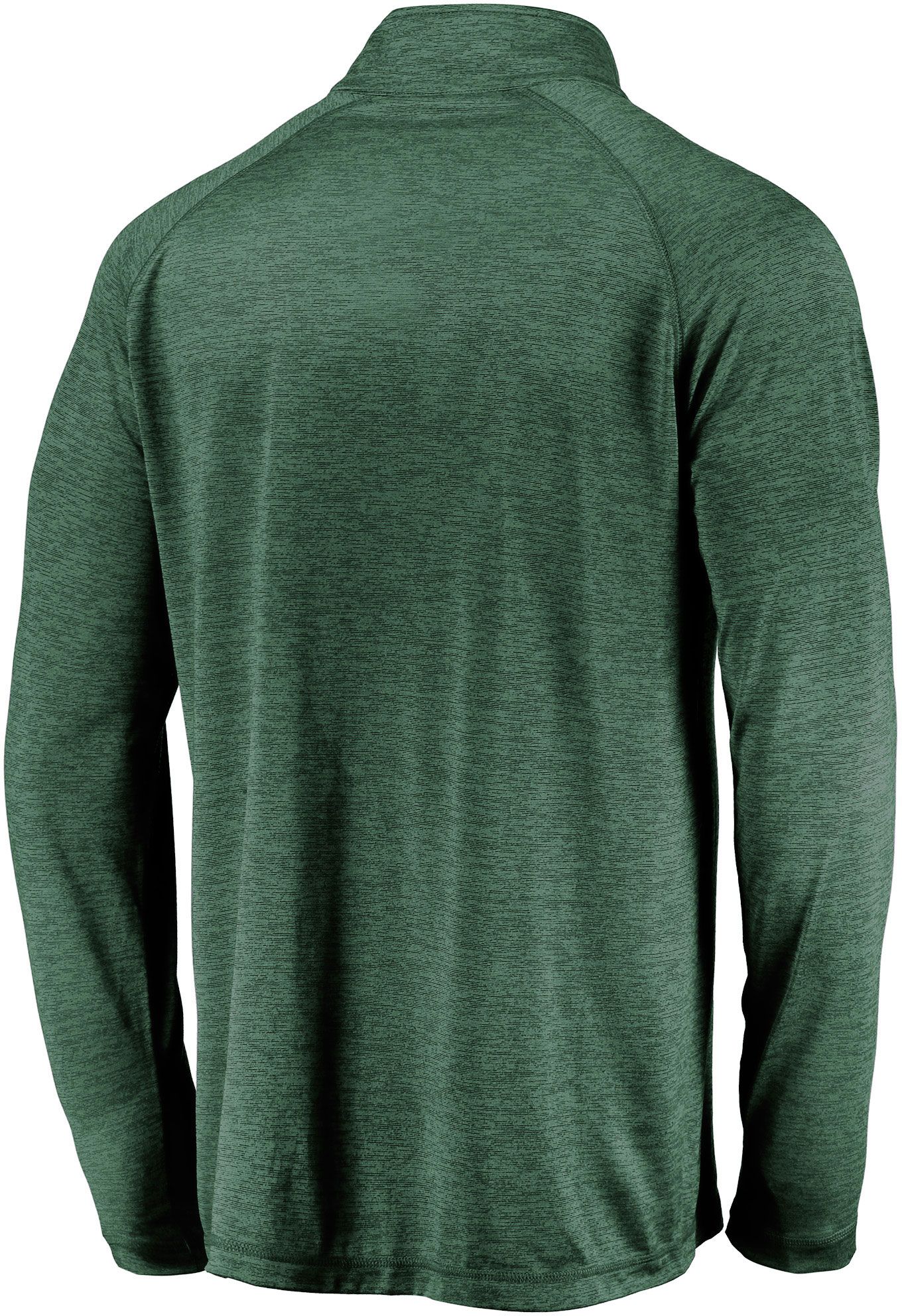 NCAA Men's Miami Hurricanes Green Quarter-Zip Pullover Shirt product image