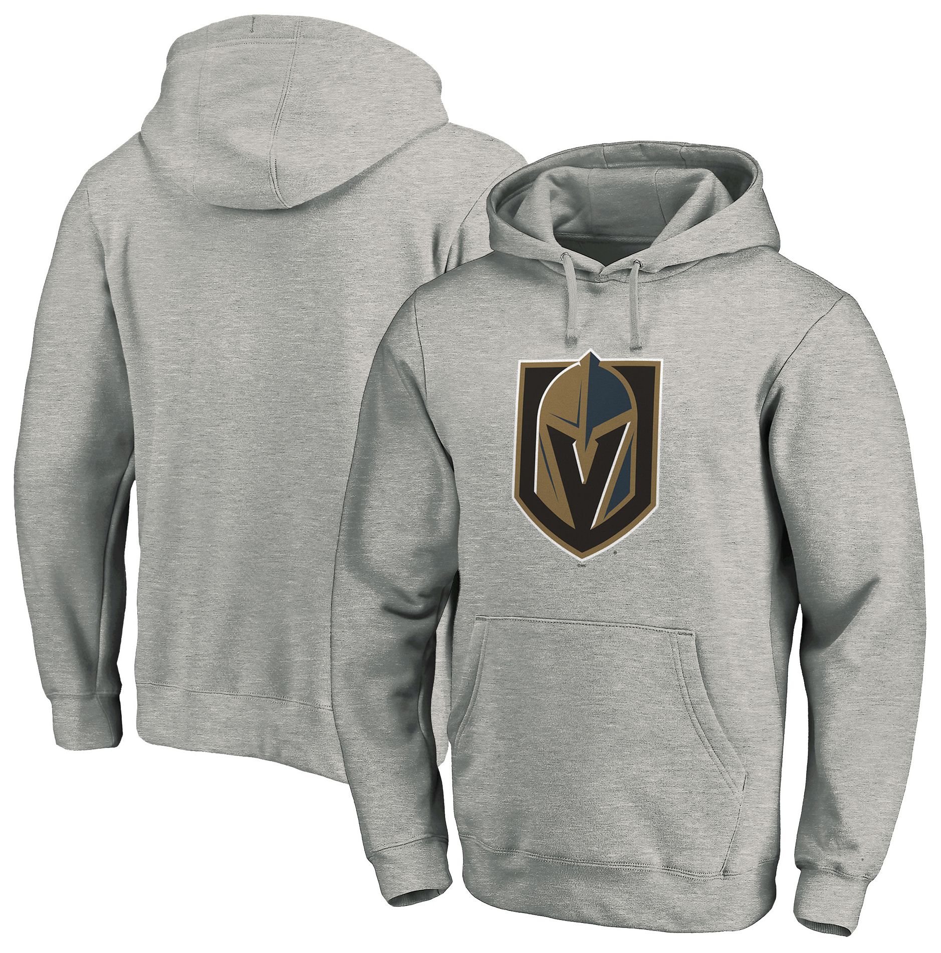 NHL Adult Vegas Golden Knights Cotton Fleece Grey Pullover Hoodie product image