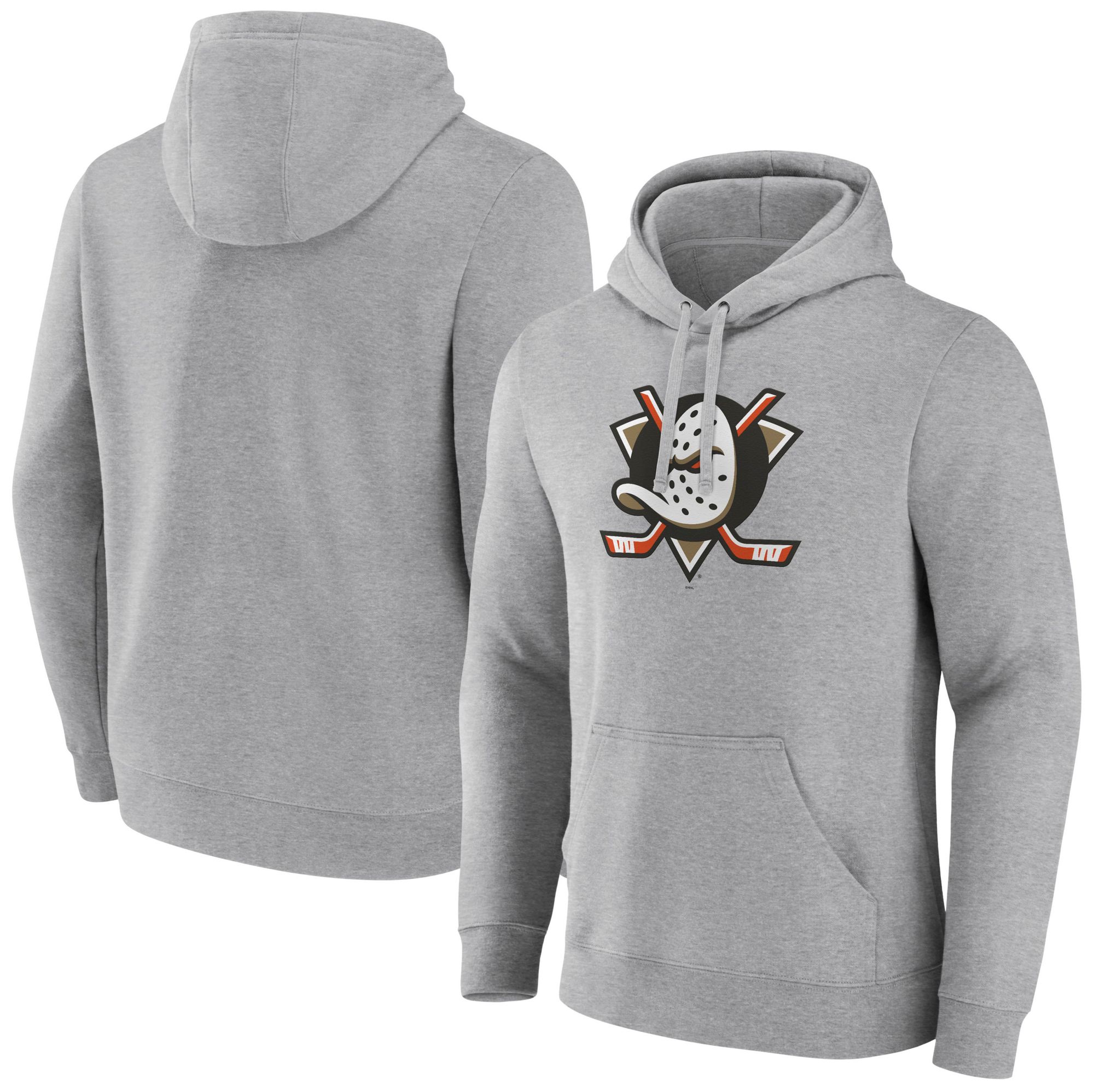 NHL Adult Anaheim Ducks Team Grey Pullover Hoodie product image