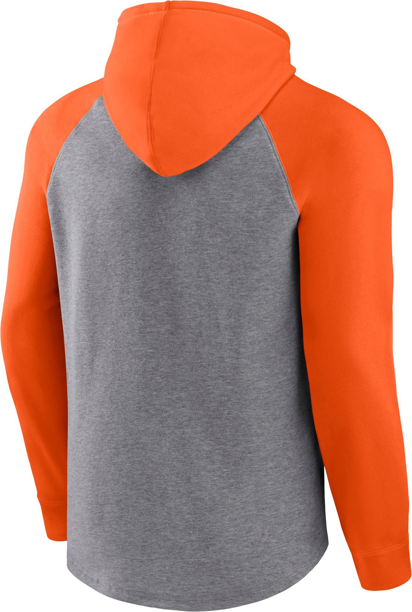 NCAA Men's Oklahoma State Cowboys Grey Raglan Pullover Hoodie