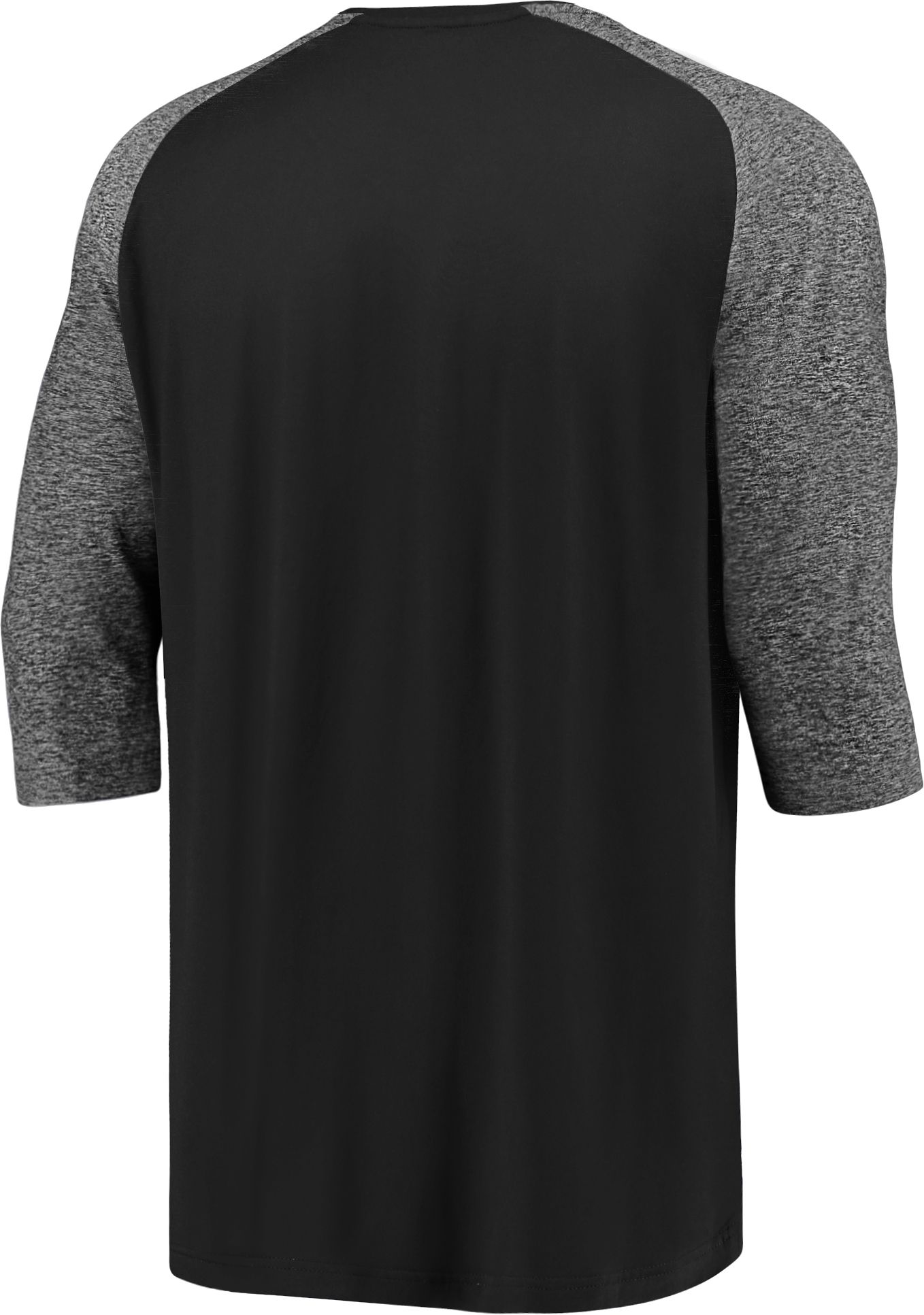 Fanatics Men's Miami Marlins Black Marble Three-Quarter Sleeve T-Shirt product image