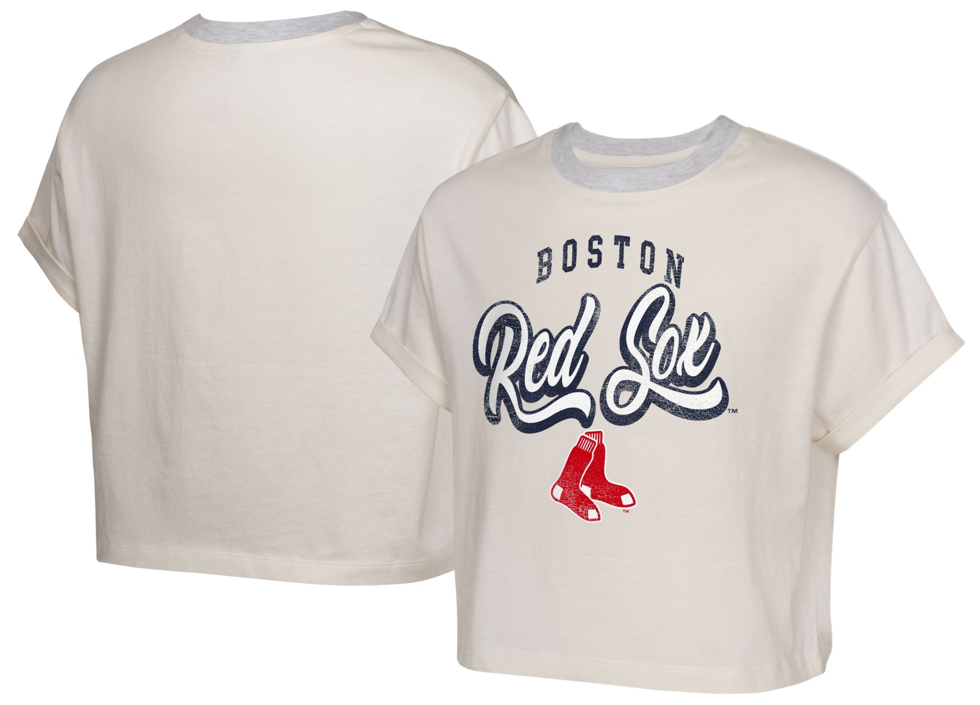 MLB Girls' Boston Red Sox Off-White City Pennant T-Shirt product image