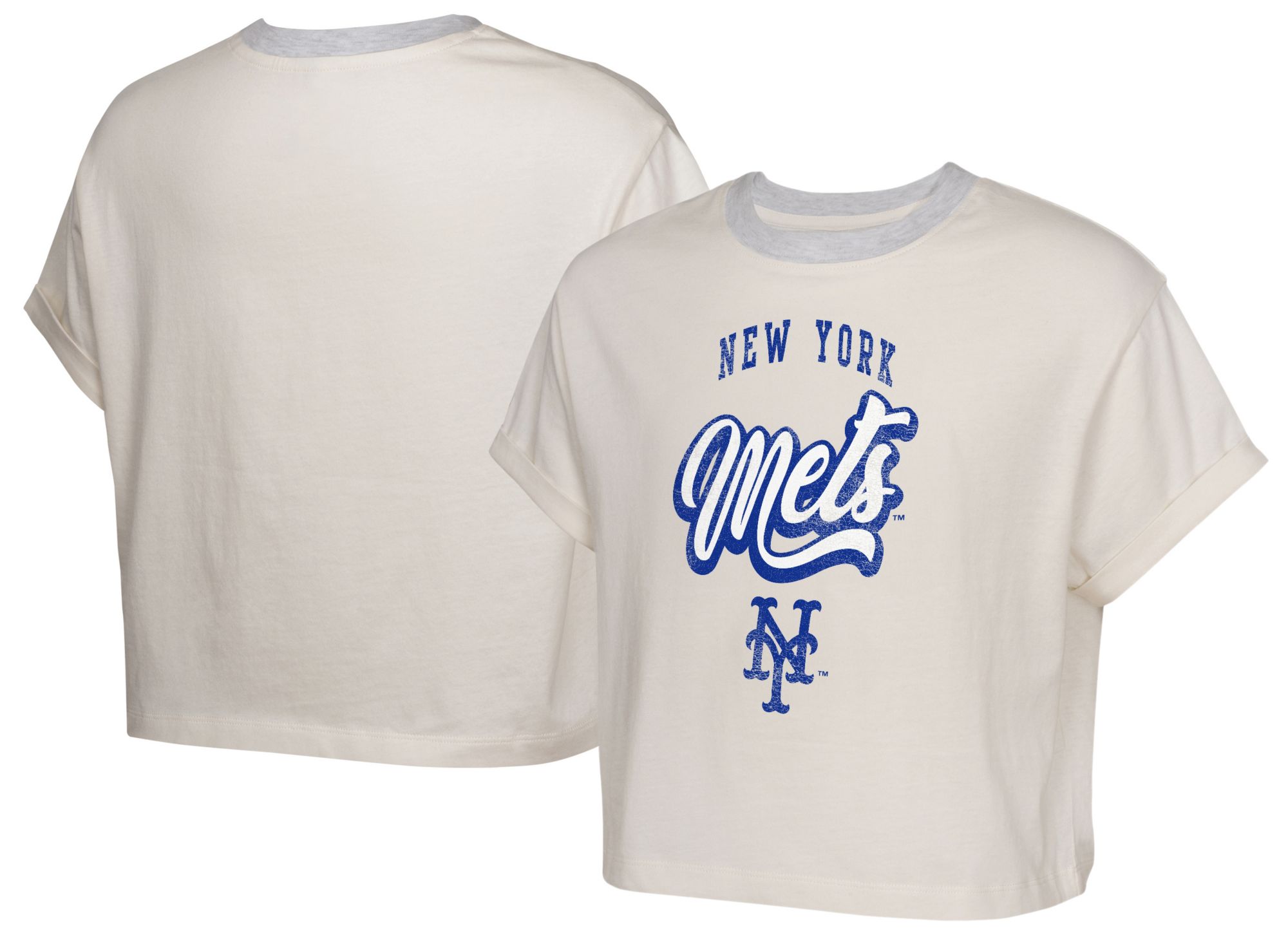 MLB Girls' New York Mets Off-White City Pennant T-Shirt product image
