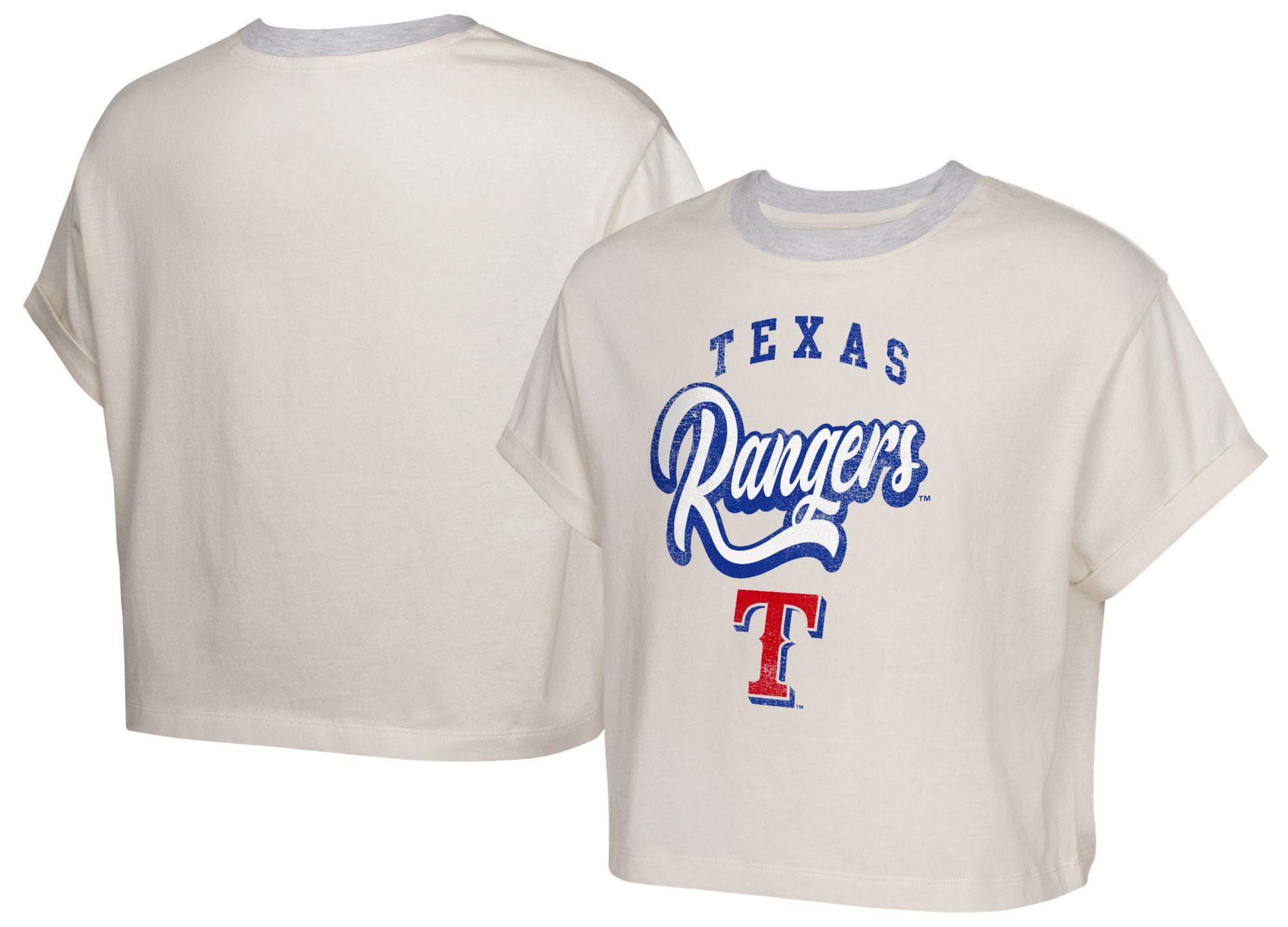 MLB Girls' Texas Rangers Off-White City Pennant T-Shirt product image