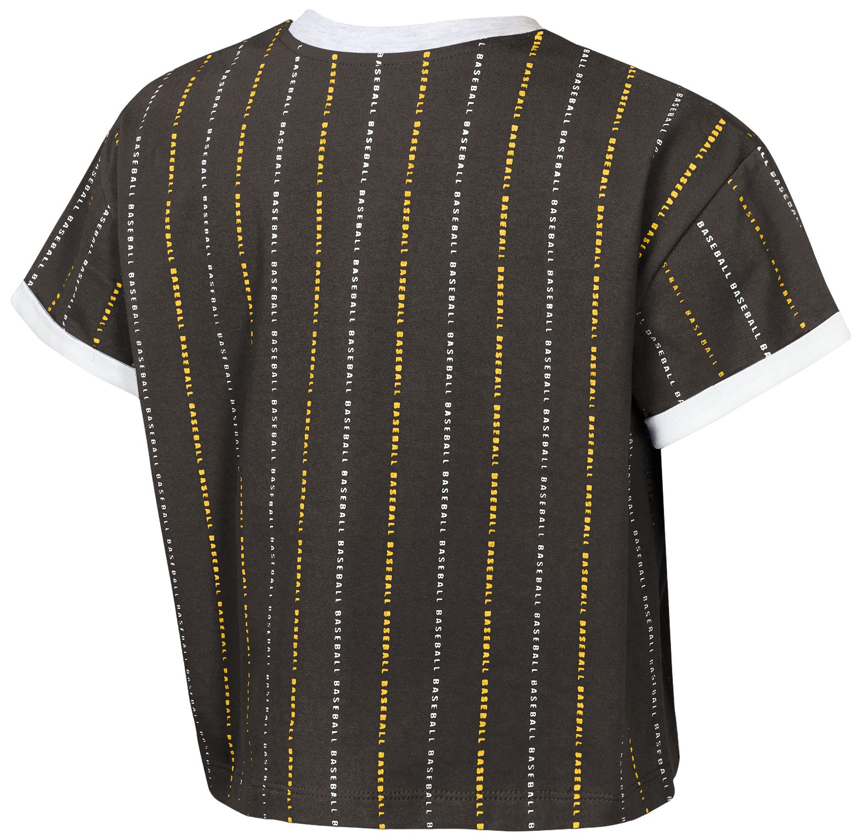 MLB Team Apparel Girls' San Diego Padres Brown Keeper T-Shirt product image