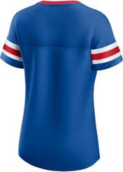 NHL Women's New York Rangers Iconic Athena Dark Royal Lace-Up T-Shirt product image