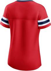 NHL Women's Florida Panthers Iconic Athena Red Lace-Up T-Shirt product image
