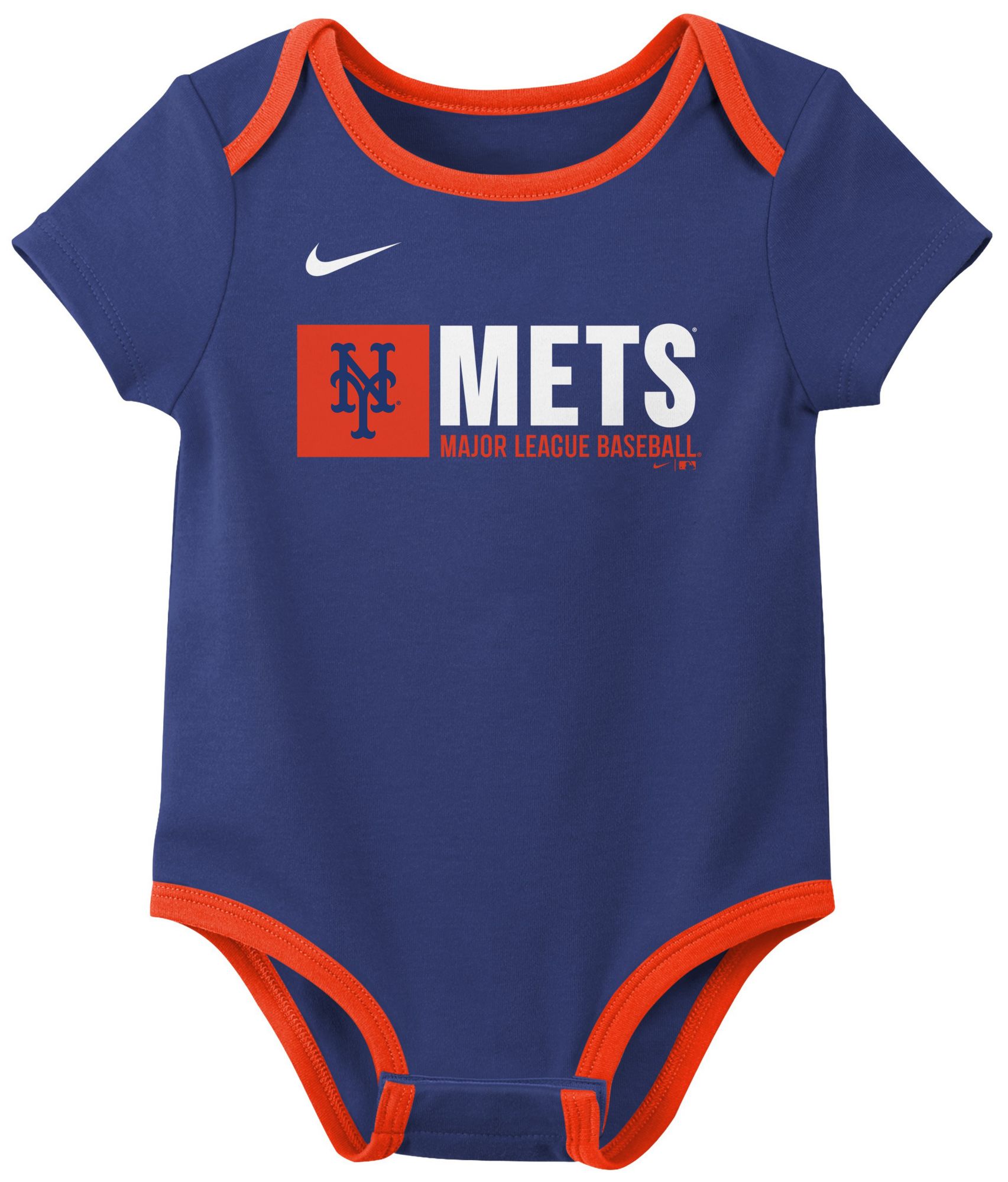 Nike Infant New York Mets Assorted Team Colors 3 Pack  Creeper Set product image