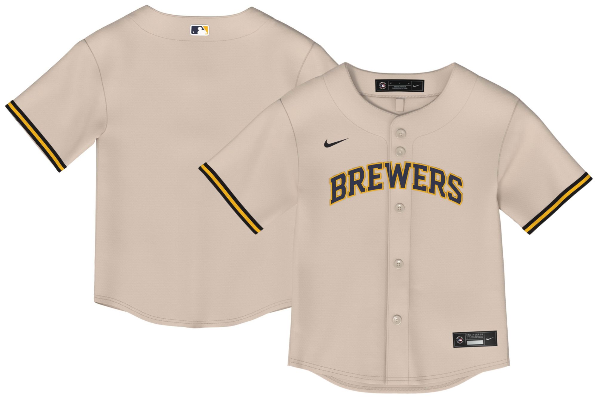 Nike Infant Milwaukee Brewers White Replica Jersey product image