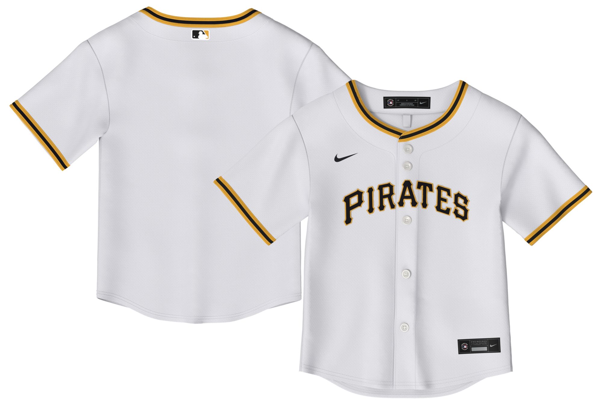 Nike Infant Pittsburgh Pirates White Replica Jersey product image