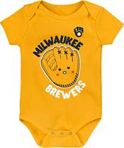 MLB Team Apparel Infant Milwaukee Brewers  3-Pack Creeper Set product image