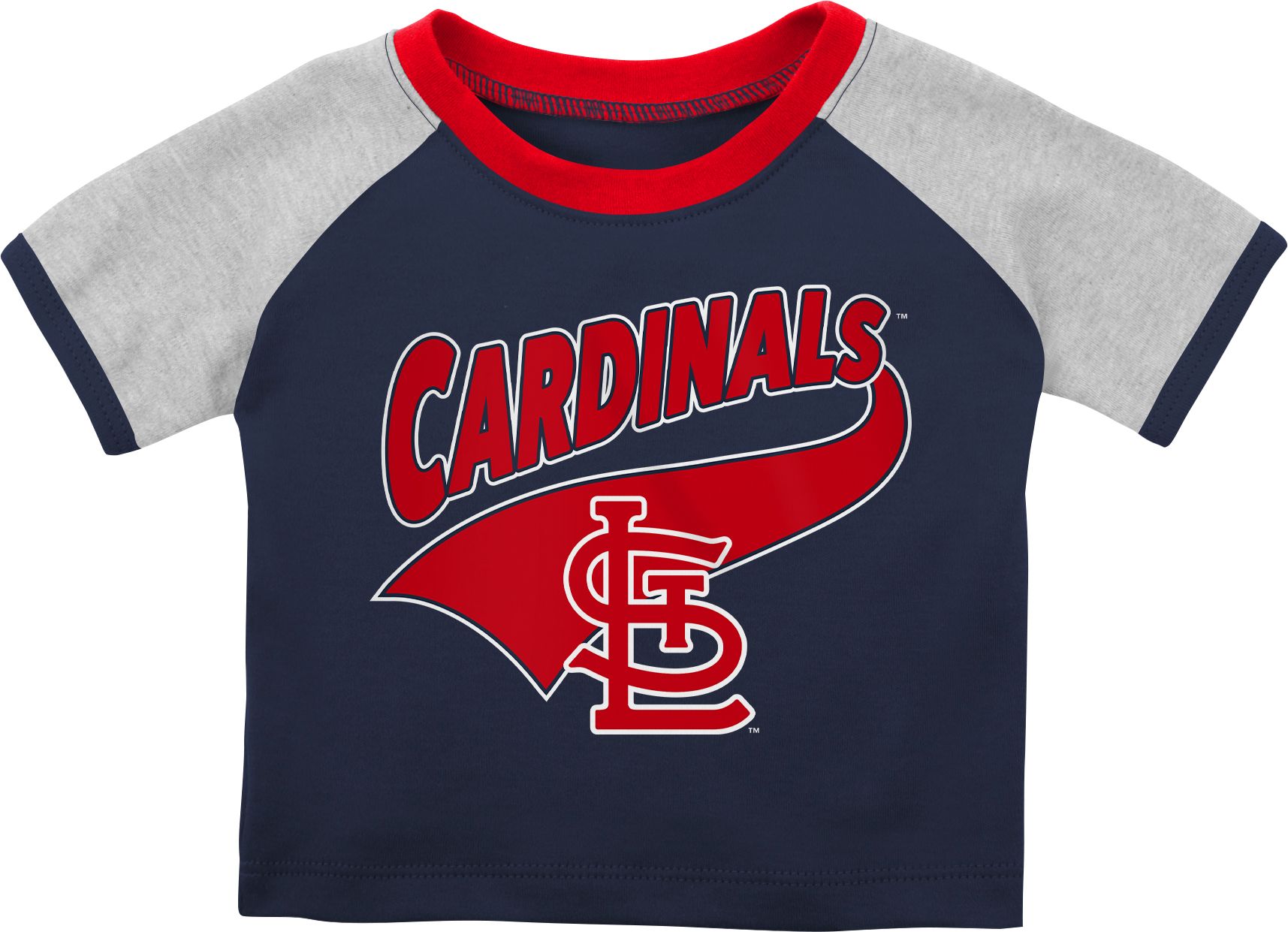 MLB Team Apparel Infant St. Louis Cardinals Navy Slugger Creeper