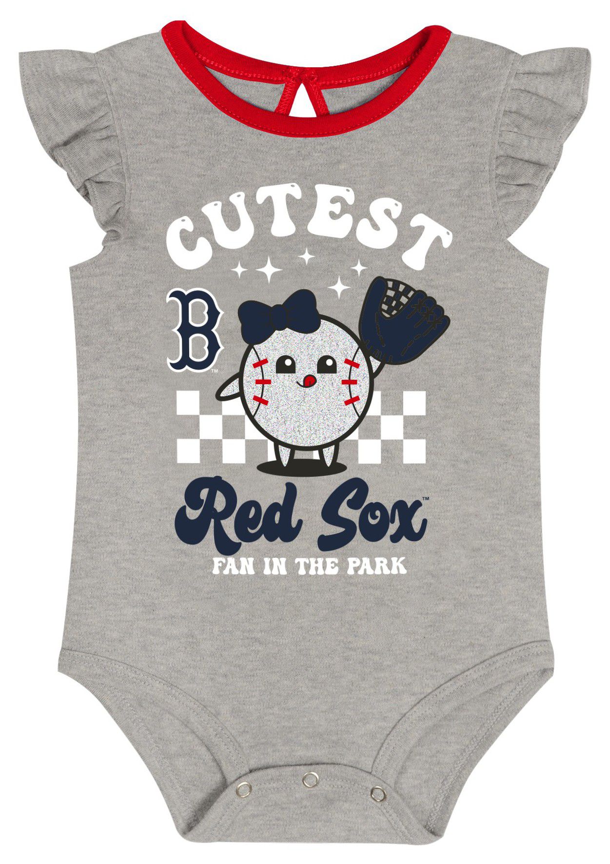 MLB Team Apparel Infant Boston Red Sox Assorted Team Colors 2 Pack Creeper Set product image