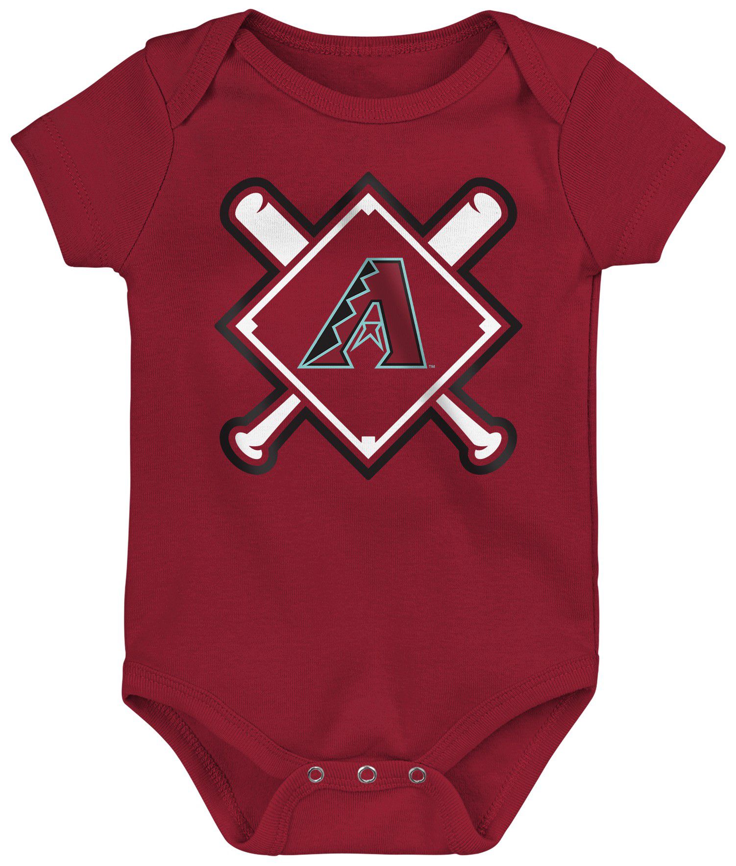MLB Team Apparel Infant Arizona Diamondbacks Home Plate 3-Piece Creeper product image