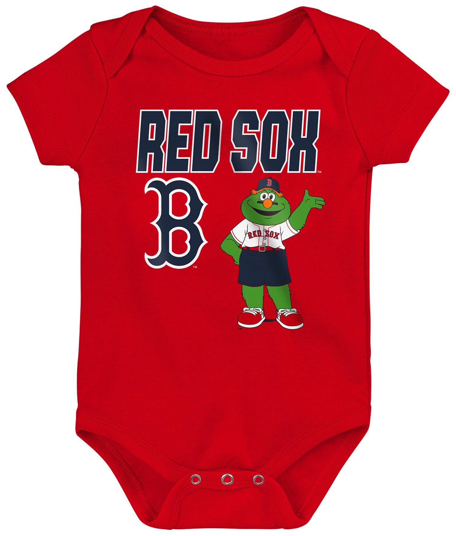 MLB Team Apparel Infant Boston Red Sox Home Plate 3-Piece Creeper product image