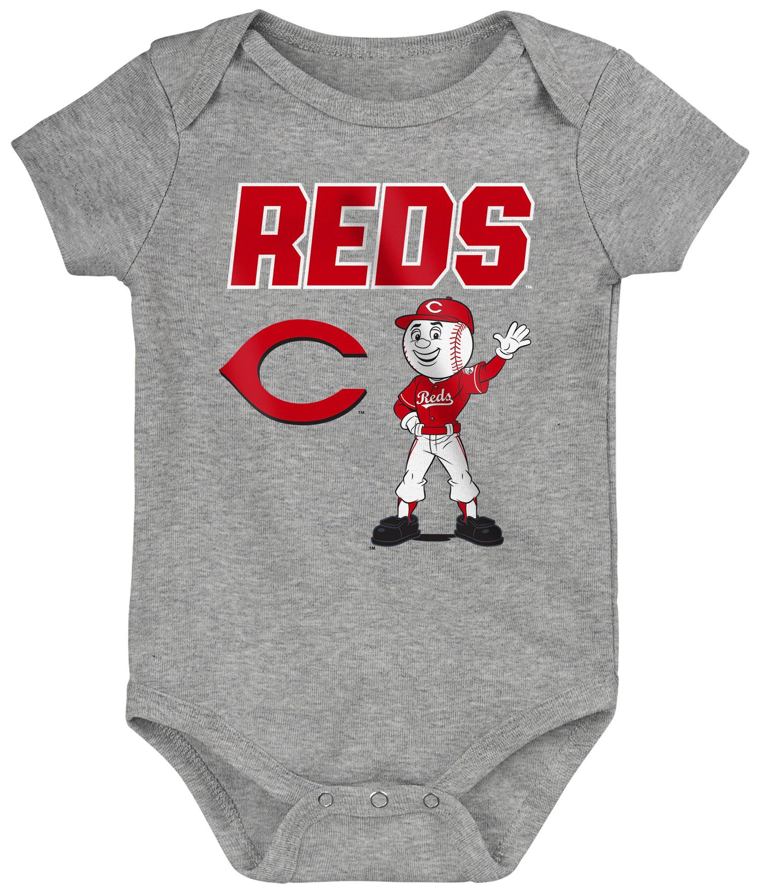 MLB Team Apparel Infant Cincinnati Reds Home Plate 3-Piece Creeper product image