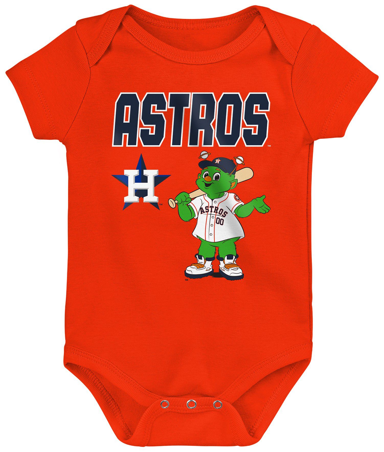MLB Team Apparel Infant Houston Astros Home Plate 3-Piece Creeper product image