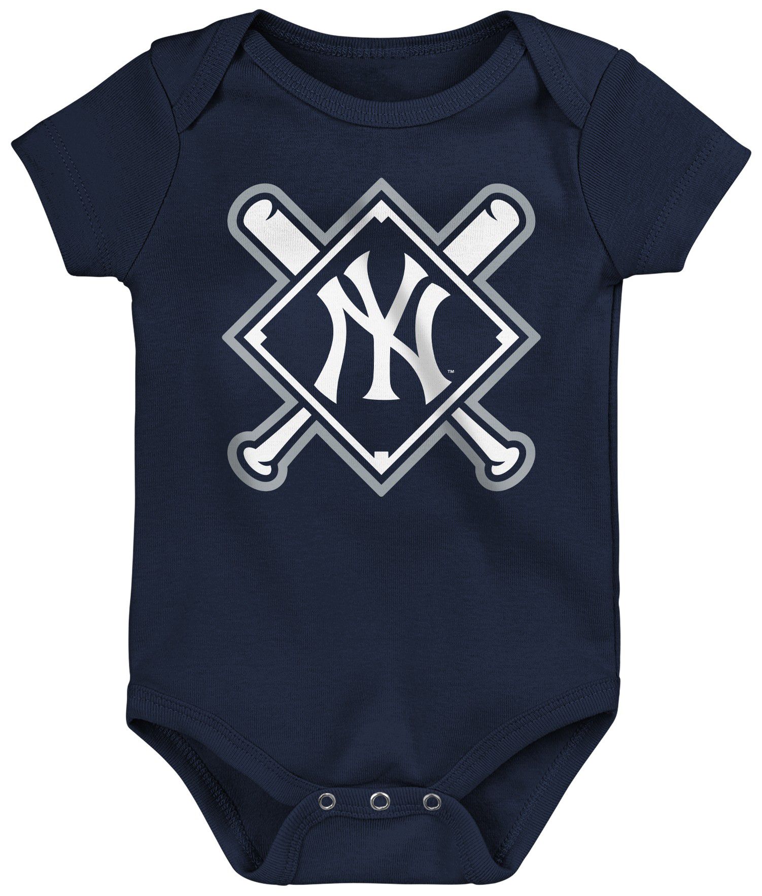 MLB Team Apparel Infant New York Yankees Home Plate 3-Piece Creeper product image