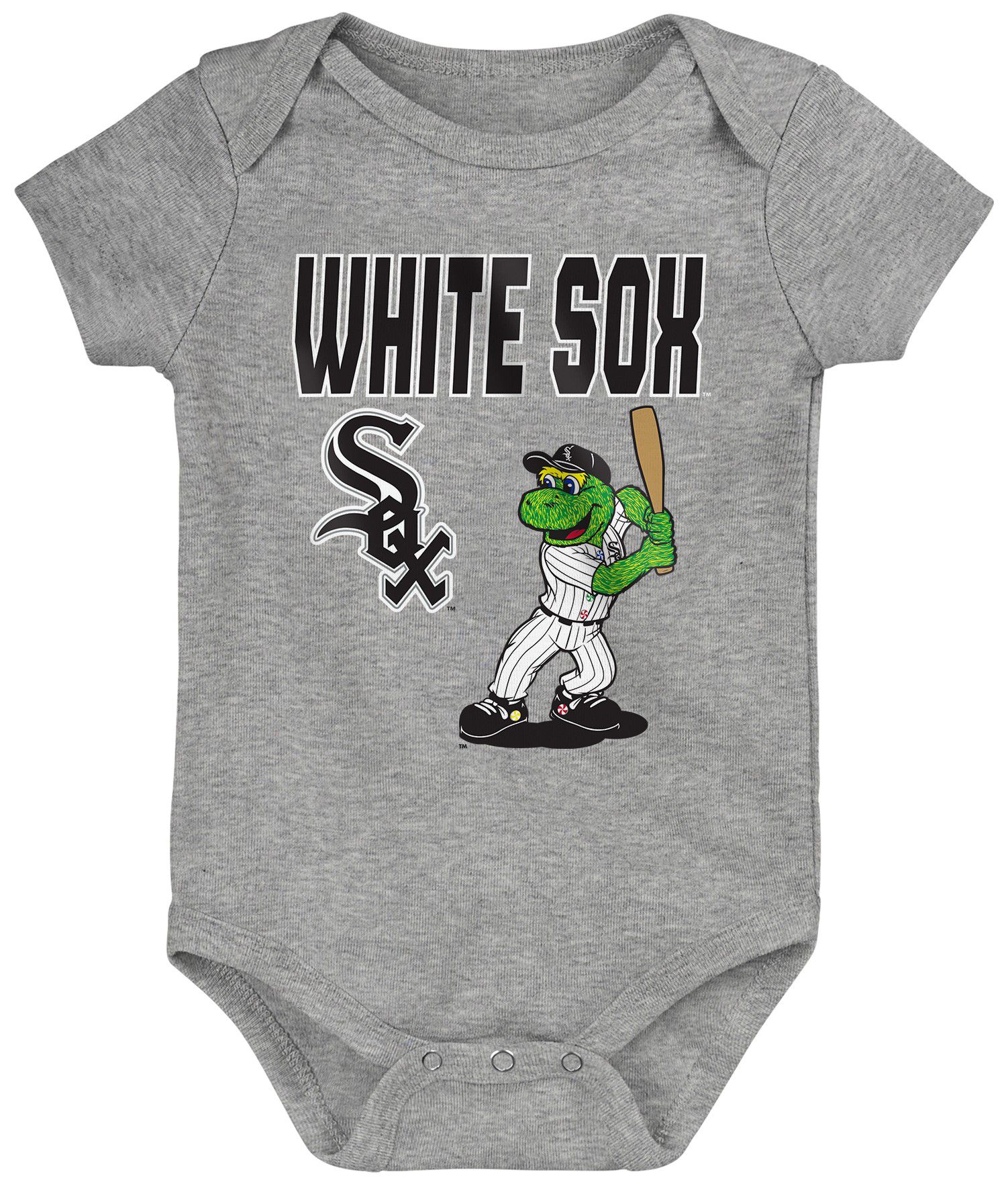 MLB Team Apparel Infant Chicago White Sox Home Plate 3-Piece Creeper product image