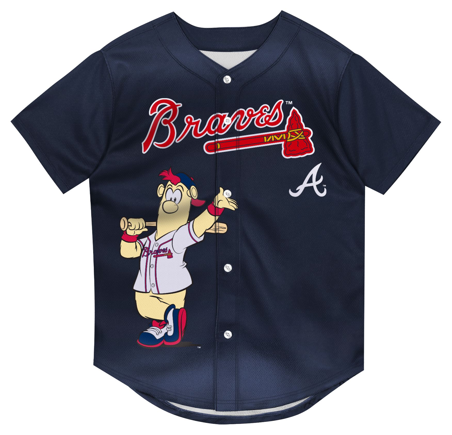 MLB Team Apparel Infant Atlanta Braves Mascot Jersey product image