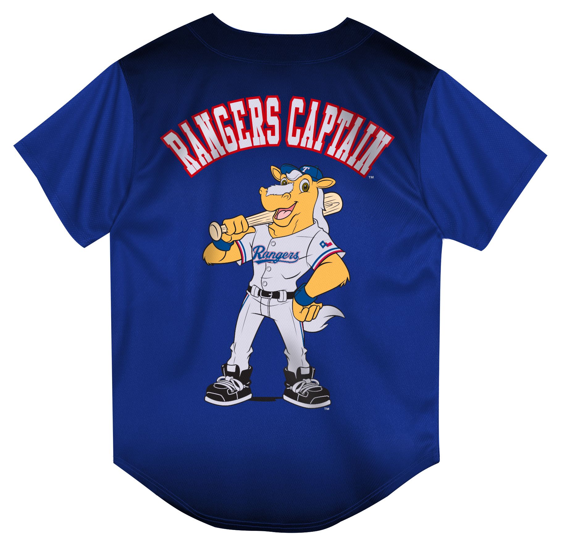 MLB Team Apparel Infant Texas Rangers Mascot Sublimated Jersey product image