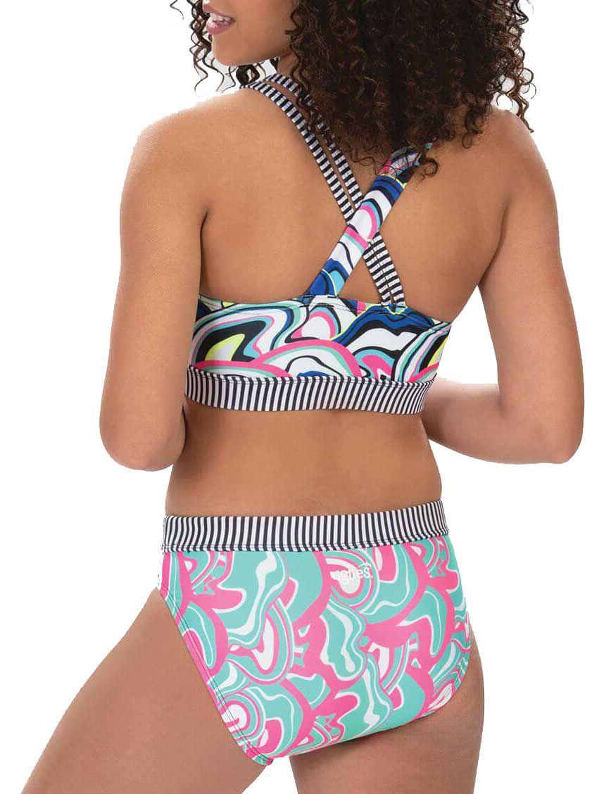 Dolfin Women's Uglies Asymmetrical Workout Two Piece Swimsuit