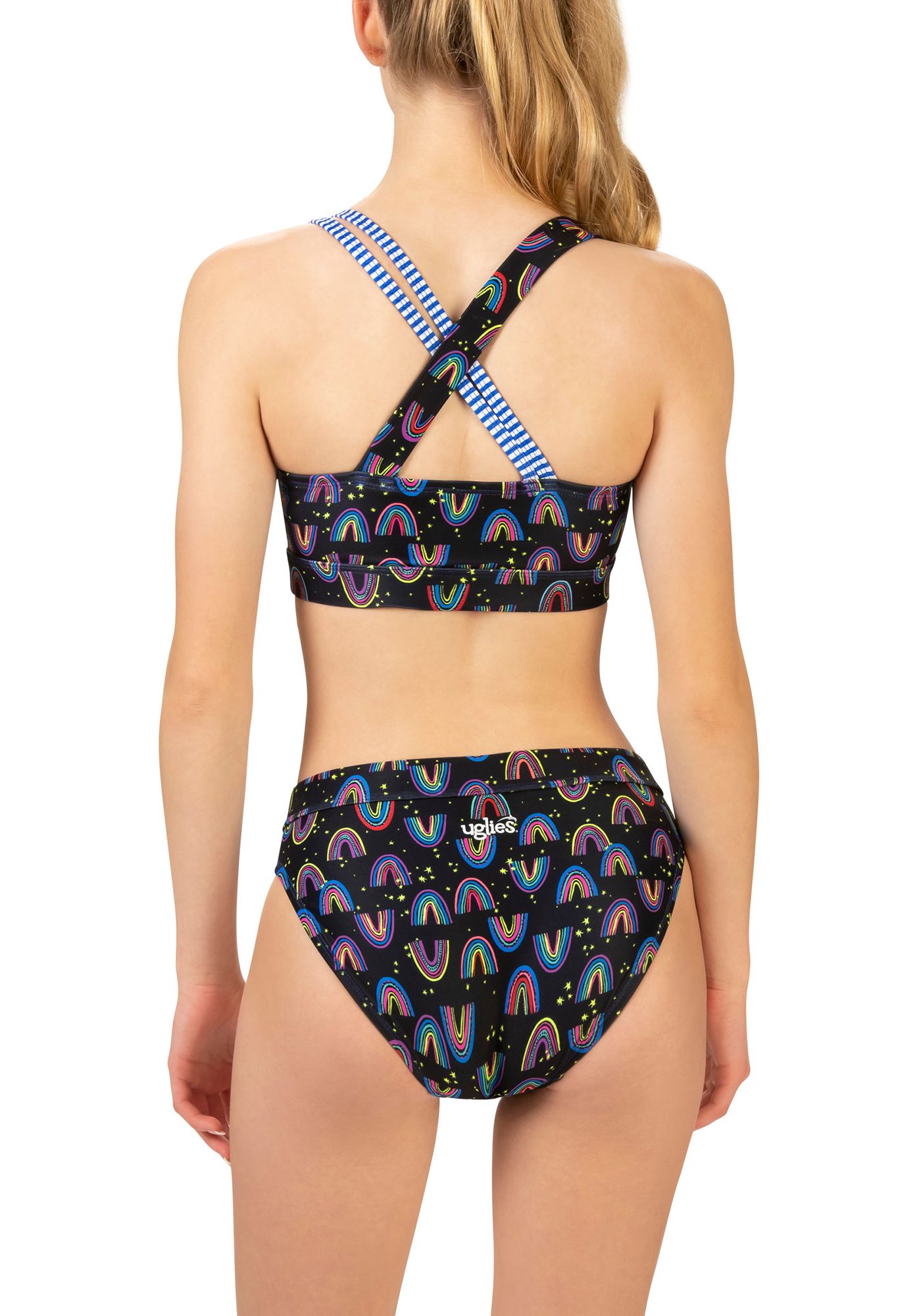 Dolfin Women s Uglies Asymmetrical Workout Two Piece Swimsuit Dick s Sporting Goods