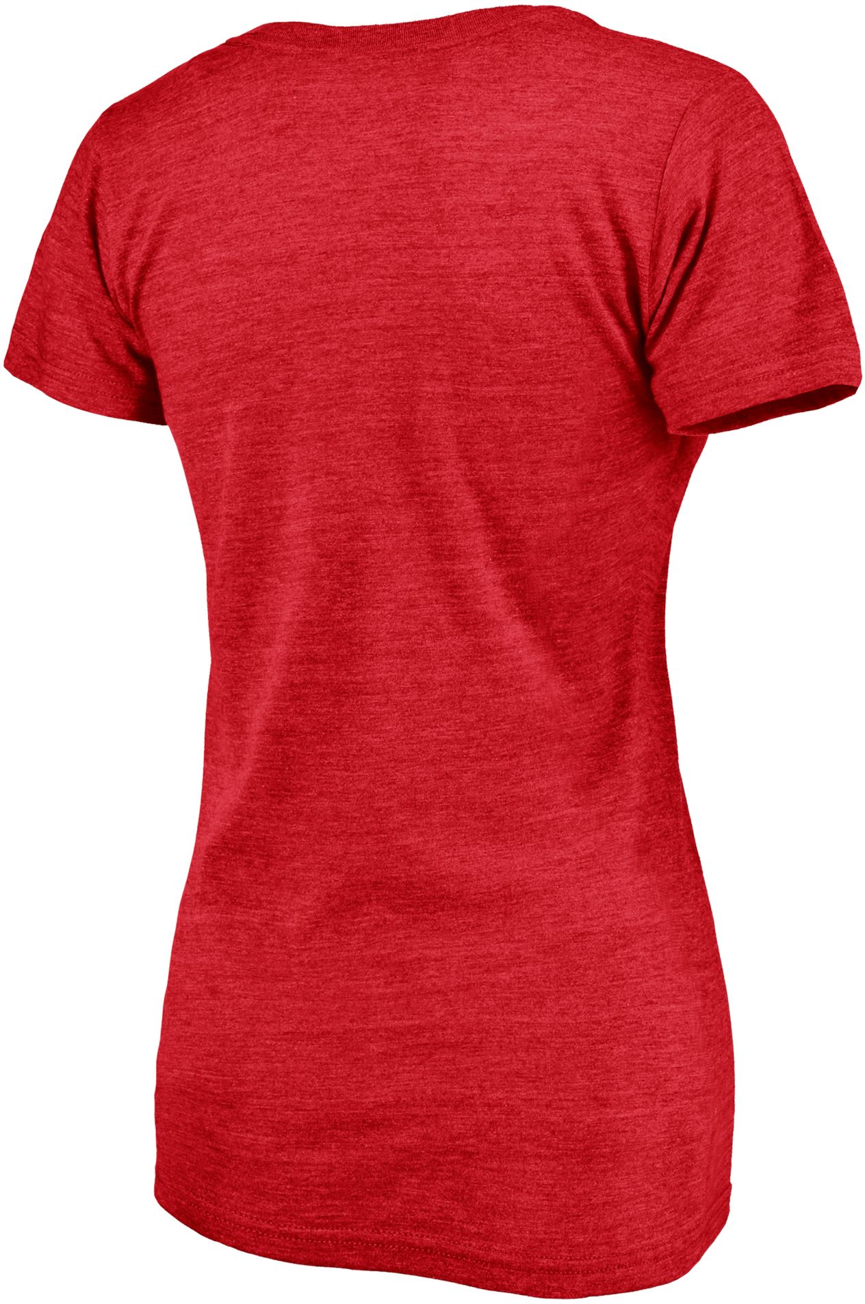 NHL Women's Carolina Hurricanes Block Party Red V-Neck T-Shirt product image
