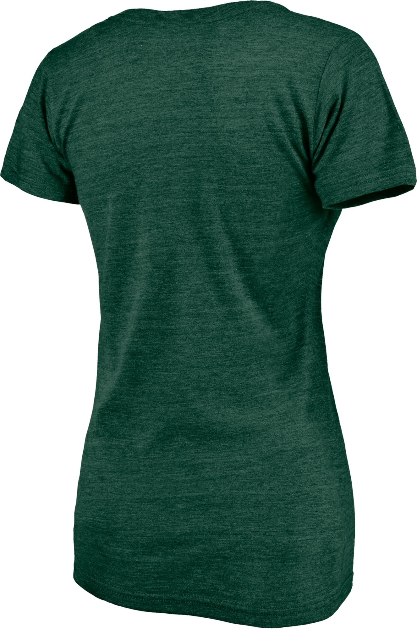 NCAA Women's Miami Hurricanes Green V-Neck T-Shirt product image
