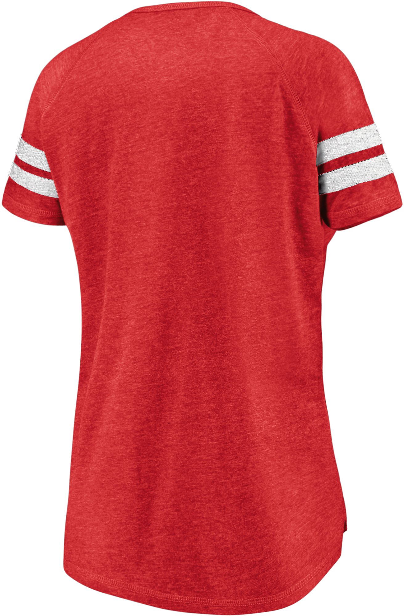 MLS Women's New York Red Bulls Red Notch Neck T-Shirt product image