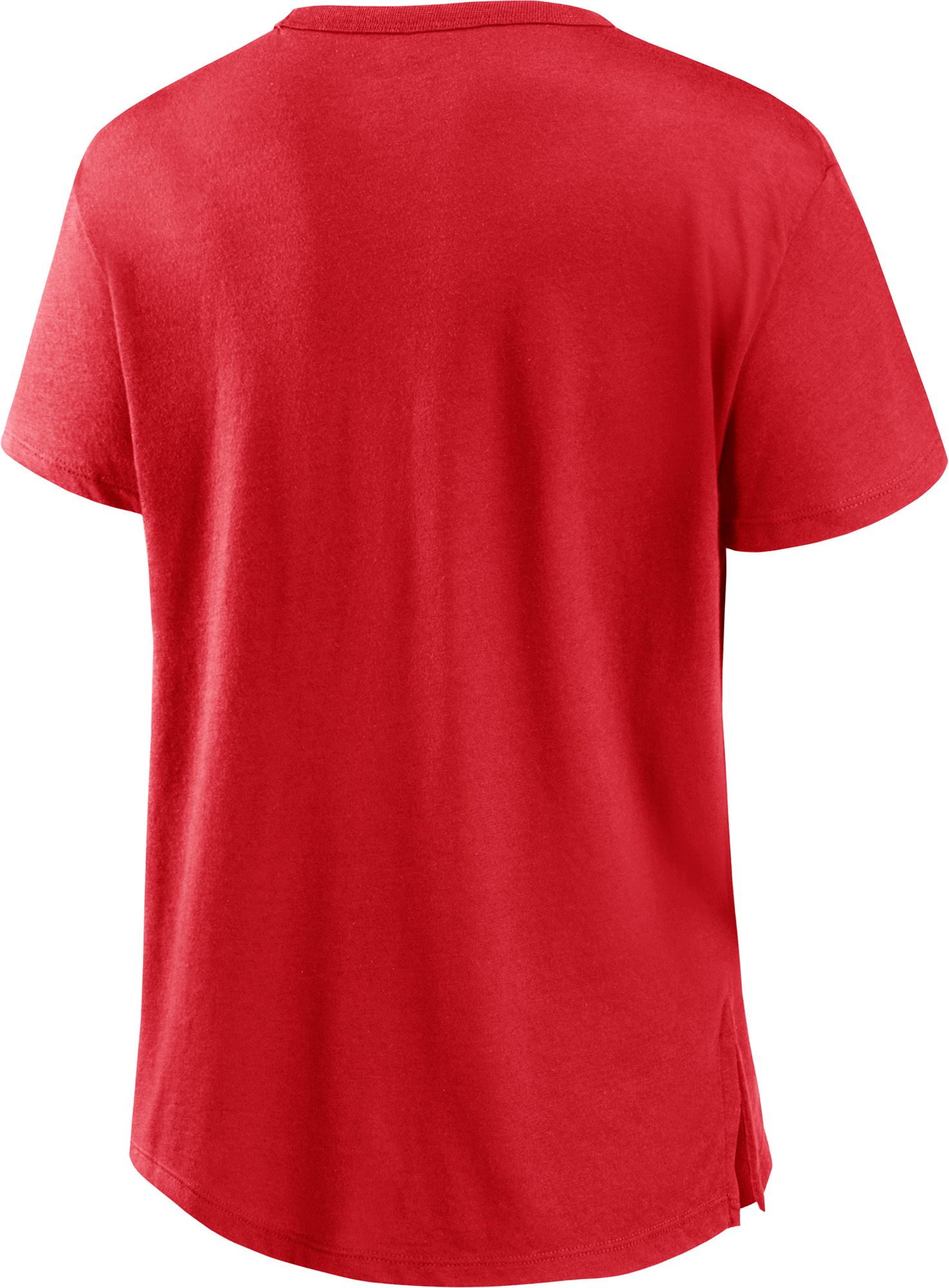 NCAA Women's Wisconsin Badgers Red High Low Cropped T-Shirt product image