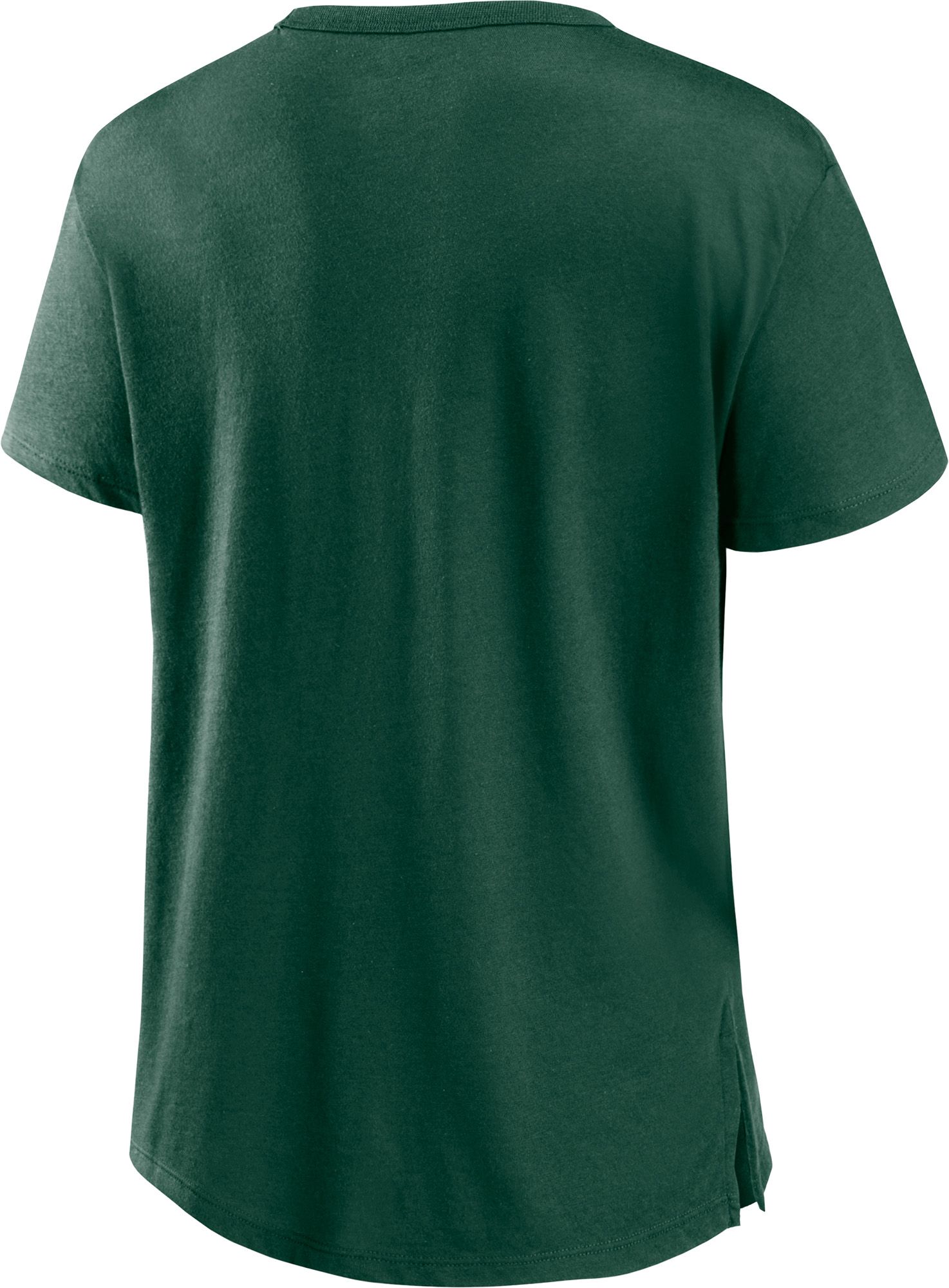 NCAA Women's Miami Hurricanes Green High Low Cropped T-Shirt product image