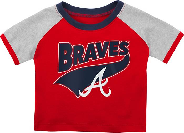 MLB Team Apparel Infant Atlanta Braves Red Slugger Creeper