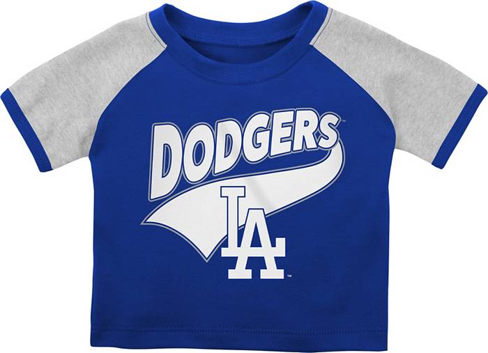 MLB Team Apparel Infant Los Angeles Dodgers Blue Slugger Creeper