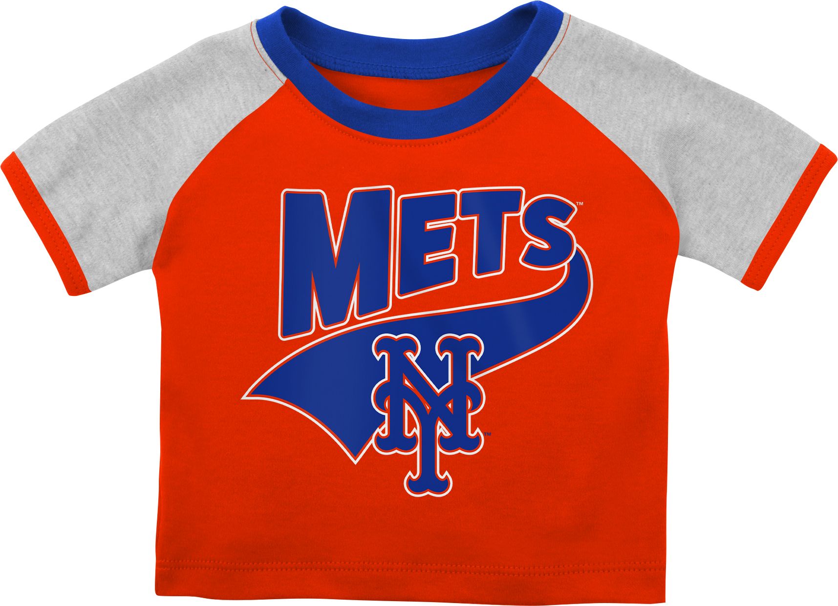 MLB Team Apparel Infant New York Mets Orange Slugger Creeper