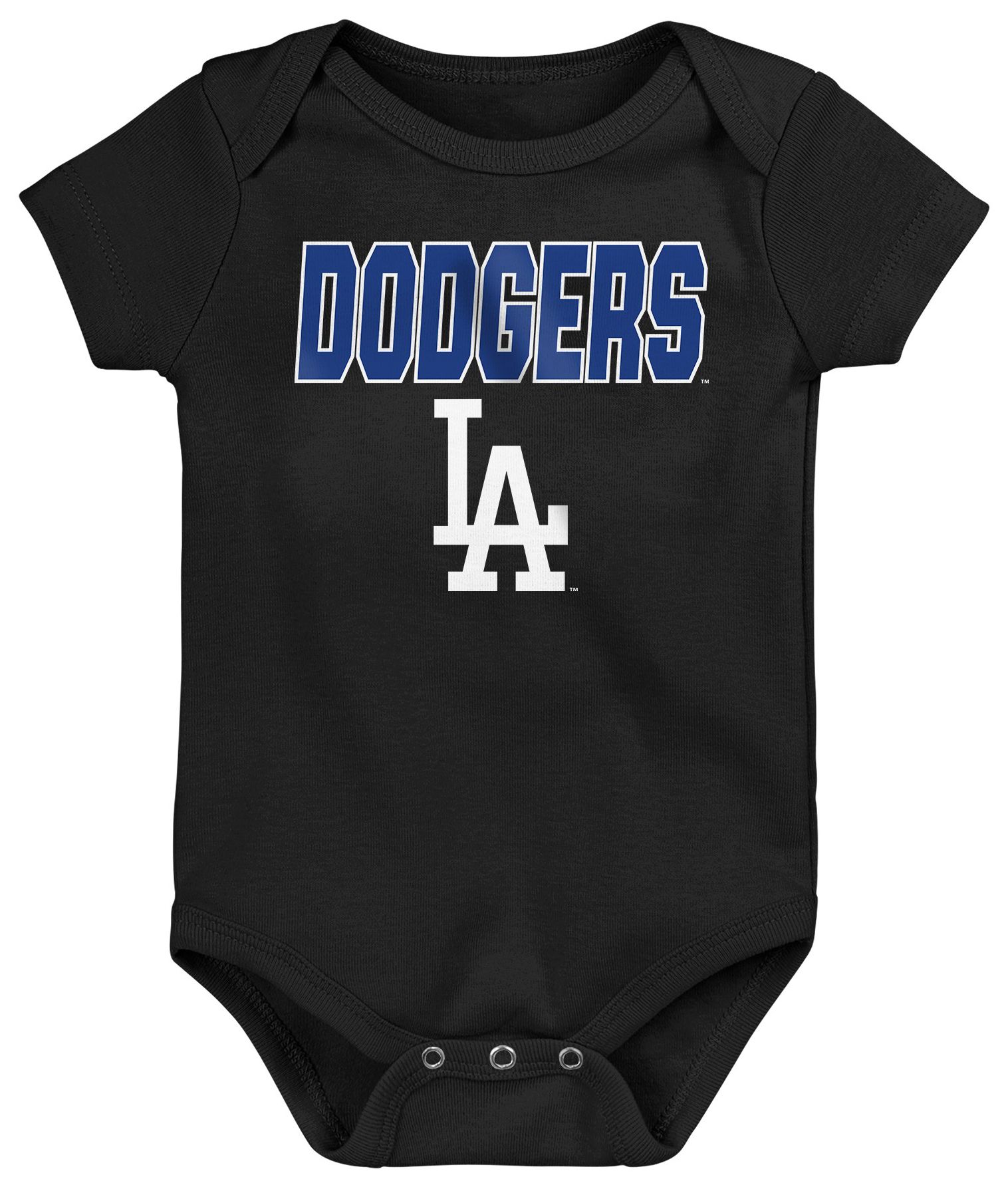 MLB Team Apparel Newborn Los Angeles Dodgers Home Plate 3-Piece Creeper product image