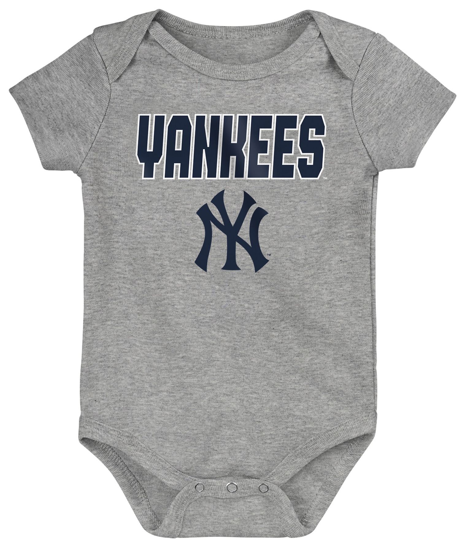 MLB Team Apparel Newborn New York Yankees Home Plate 3-Piece Creeper product image