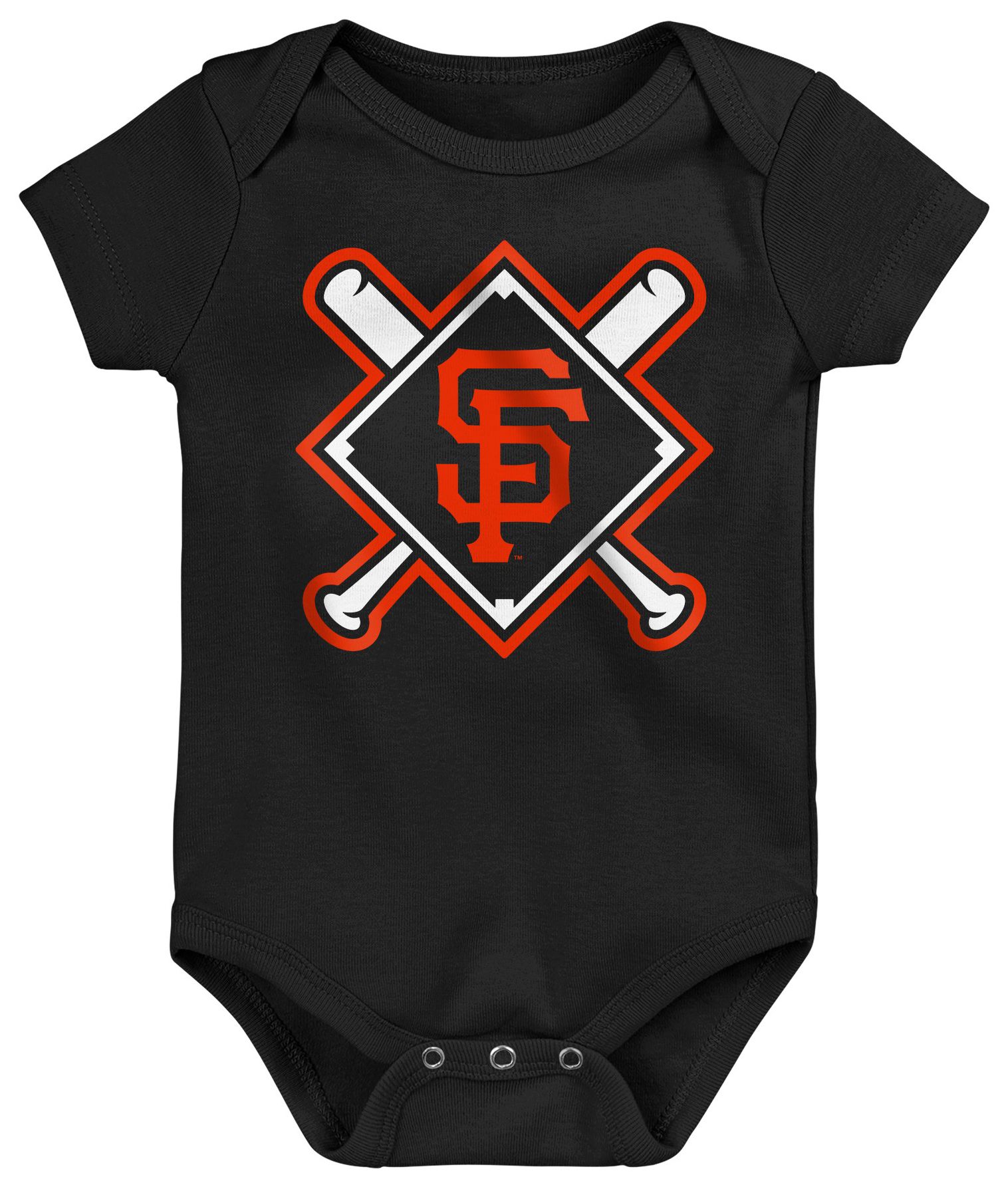 MLB Team Apparel Newborn San Francisco Giants Home Plate 3-Piece Creeper product image