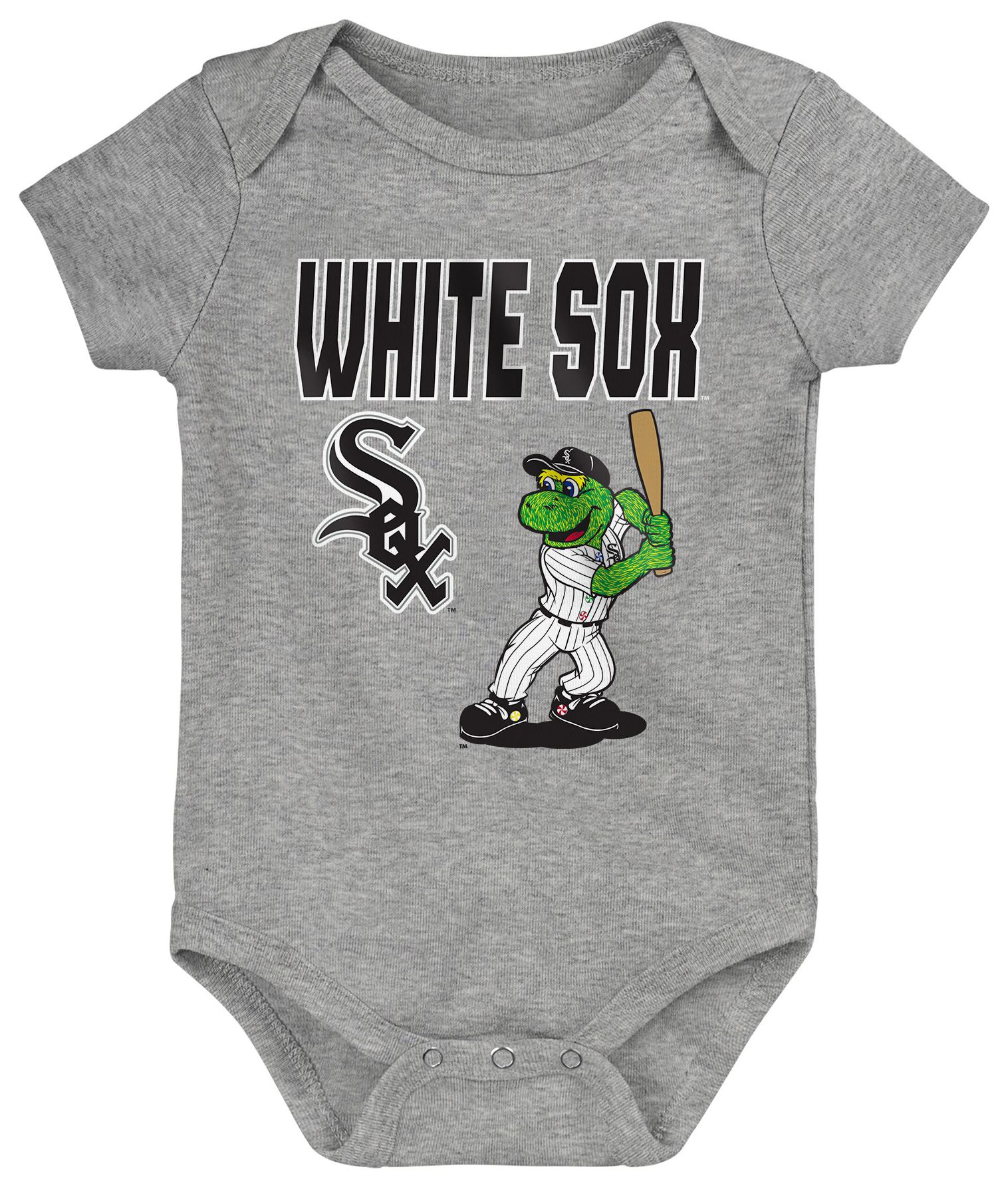 MLB Team Apparel Newborn Chicago White Sox Home Plate 3-Piece Creeper product image