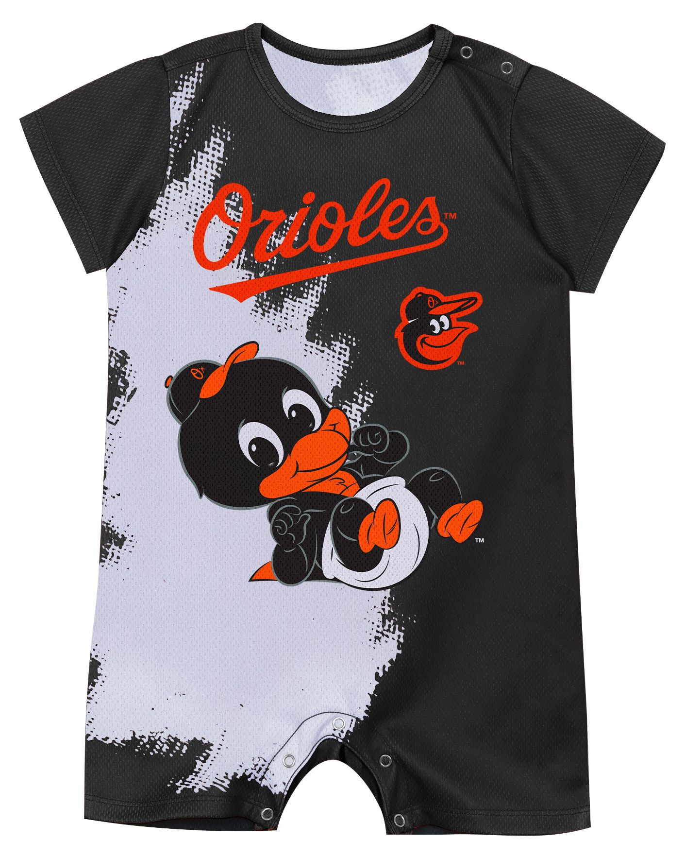 MLB Team Apparel Infant Baltimore Orioles Mascot Romper product image