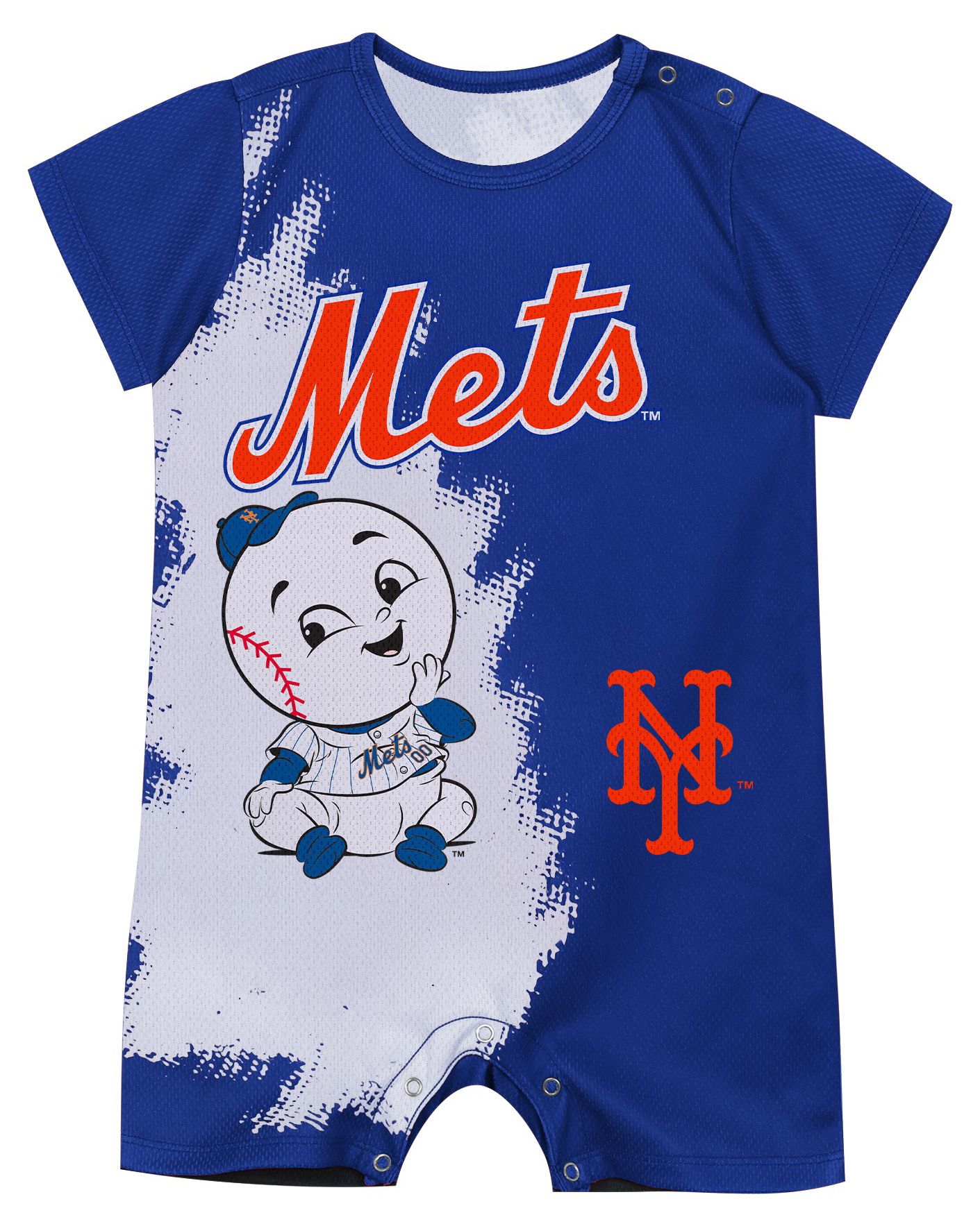 MLB Team Apparel Infant New York Mets Mascot Romper product image