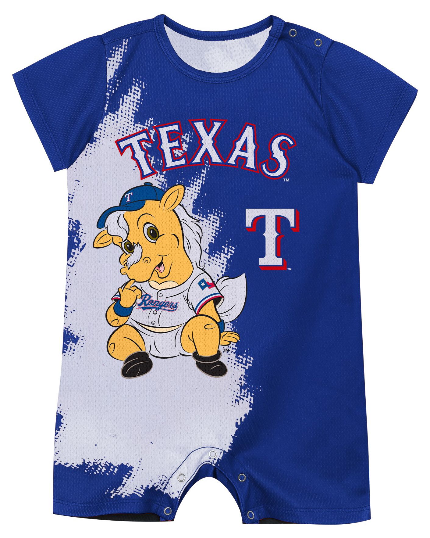 MLB Team Apparel Infant Texas Rangers Mascot Romper product image