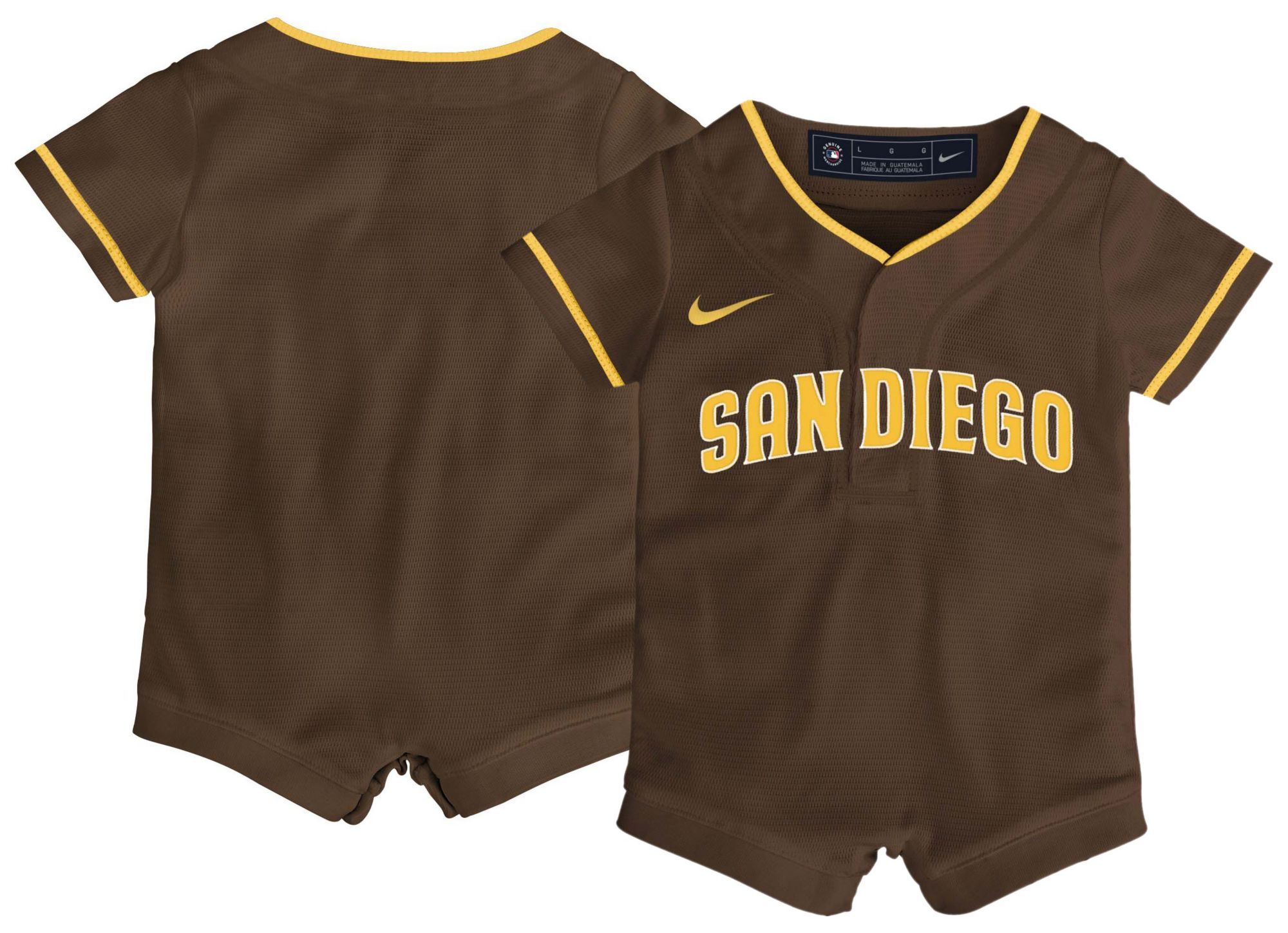 Nike Infant San Diego Padres Brown Replica Jersey product image