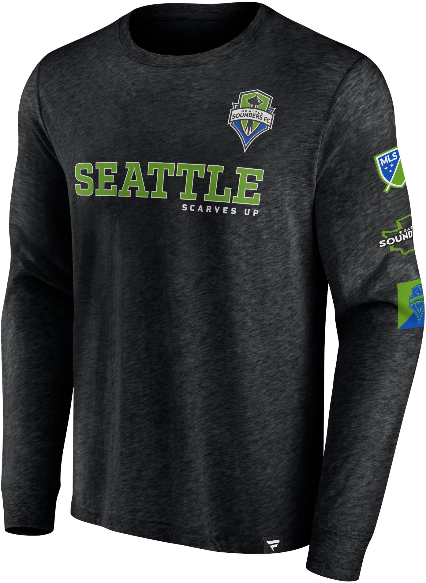 MLS Seattle Sounders '23 Sleeve Hit Black Long Sleeve Shirt product image