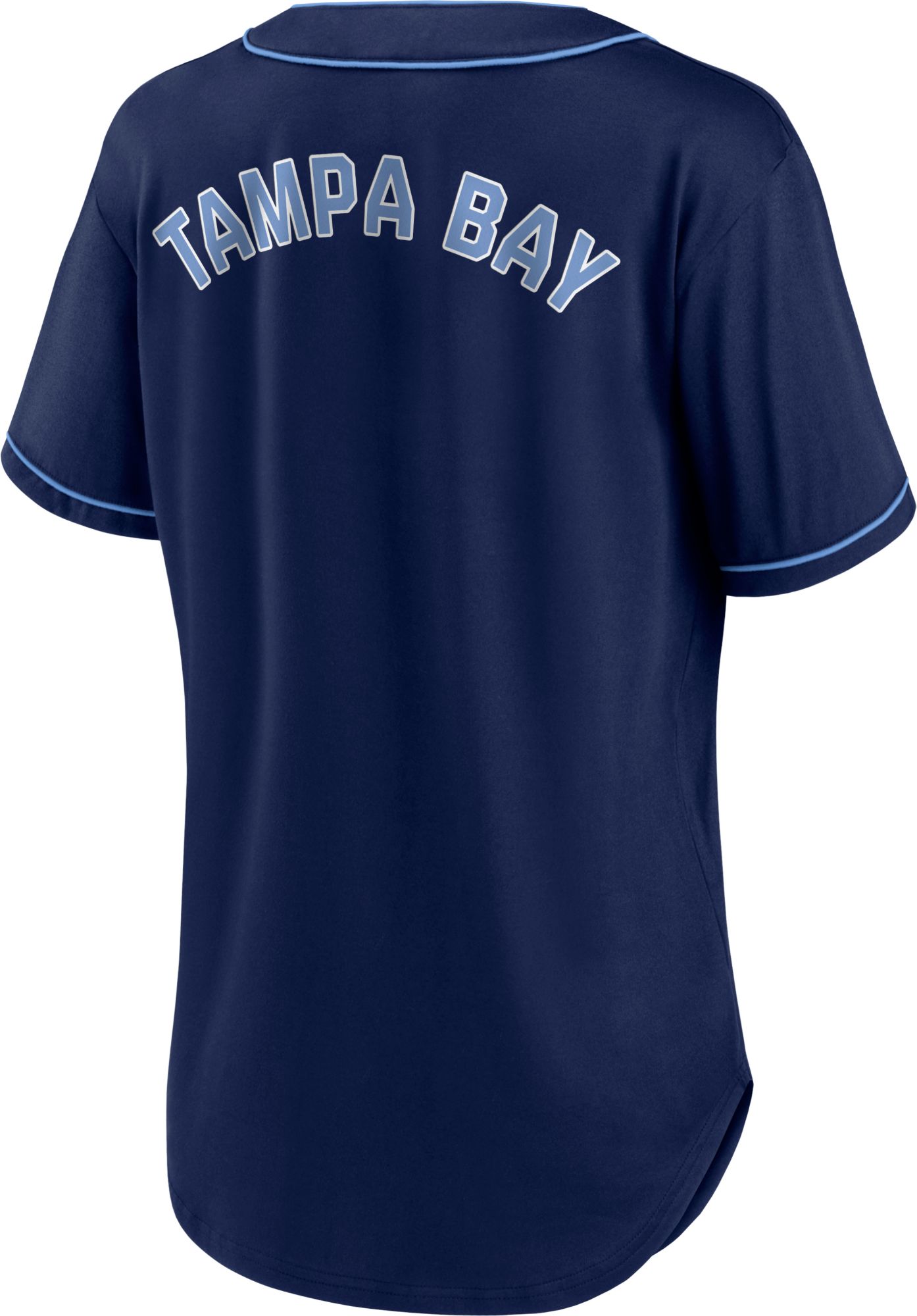 MLB Women's Tampa Bay Rays Navy Jersey T-Shirt product image