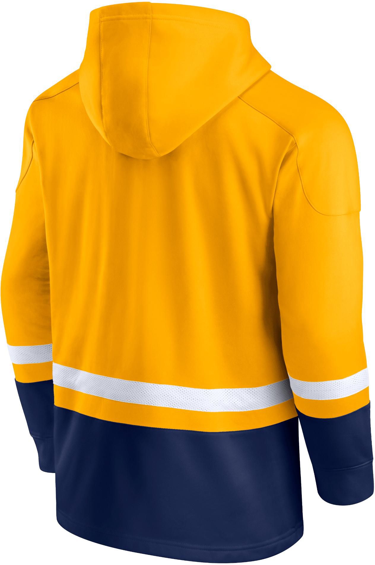NHL Nashville Predators Block Party Power Play Yellow Pullover Hoodie product image