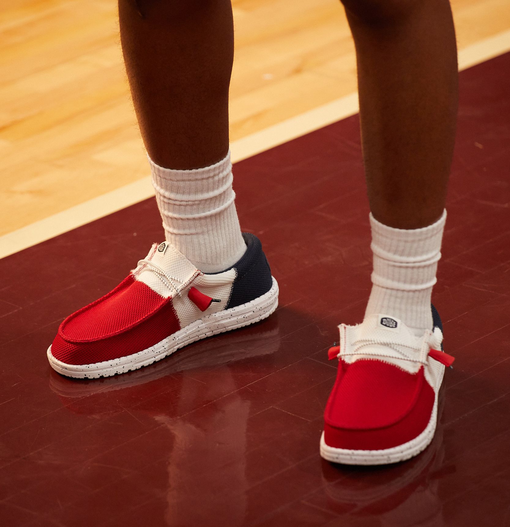 Hey Dude Men's Wally Tri Varsity Mesh Shoes product image