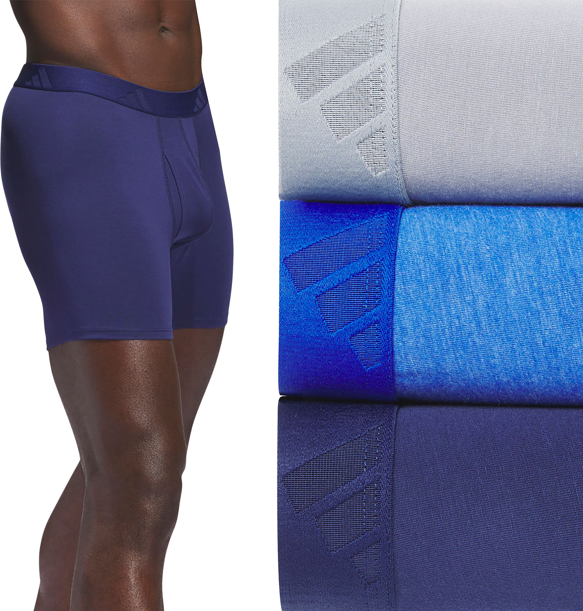 adidas Men's Luxe Comfort Boxer Briefs - 3 Pack product image